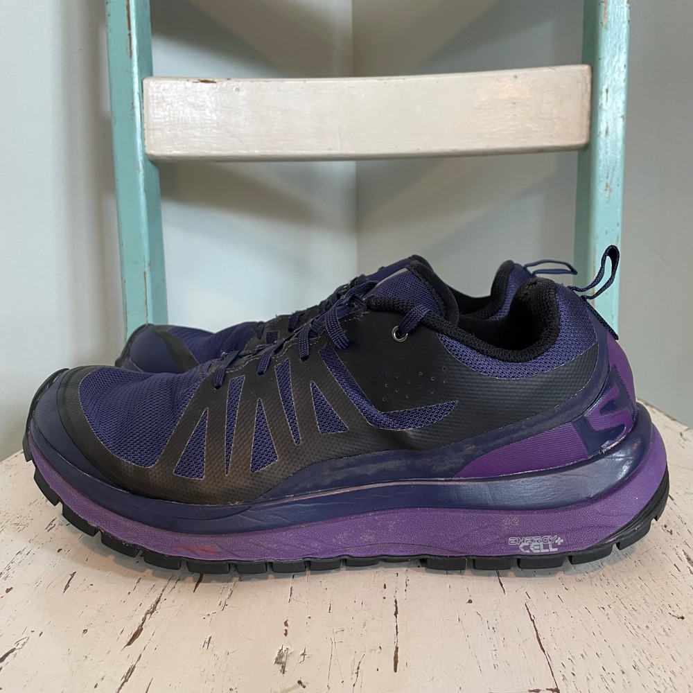Salomon Womens Odyssey Pro Trail Running Shoes Size 9.5 Energy Cell Ortholite - Picture 4 of 8